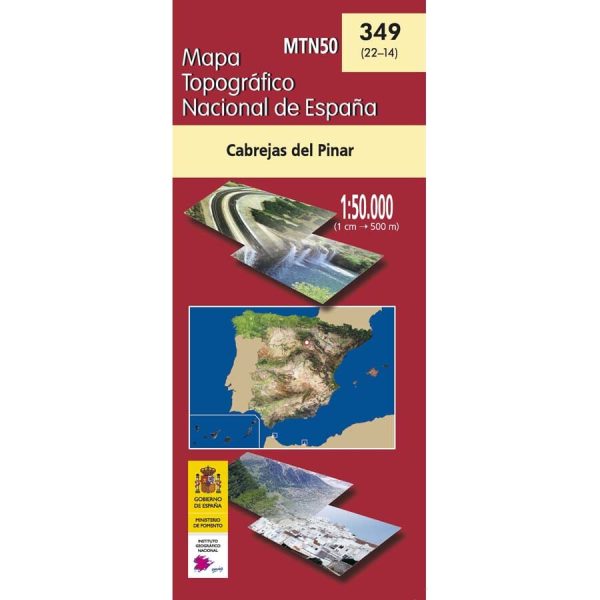 Topographic map of Spain n° 0349 - Cabrejas del Pinar | CNIG - 1 50,000 Online