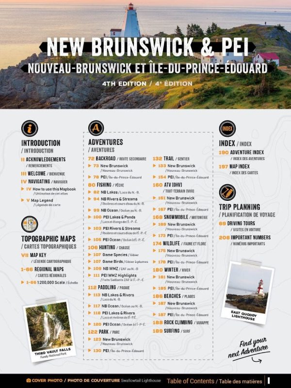New Brunswick - Nouveau - Brunswick NB MapBook | Backroads Mapbooks For Cheap - Image 3