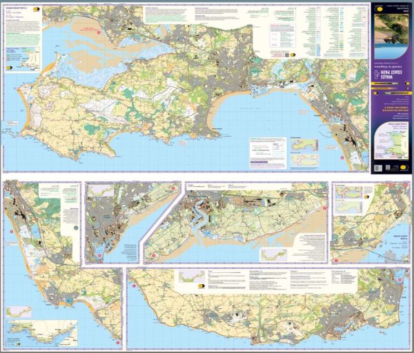Hiking Map - Angley Coastal Path XT40 | Harvey Maps - National Trail Maps For Discount - Image 2