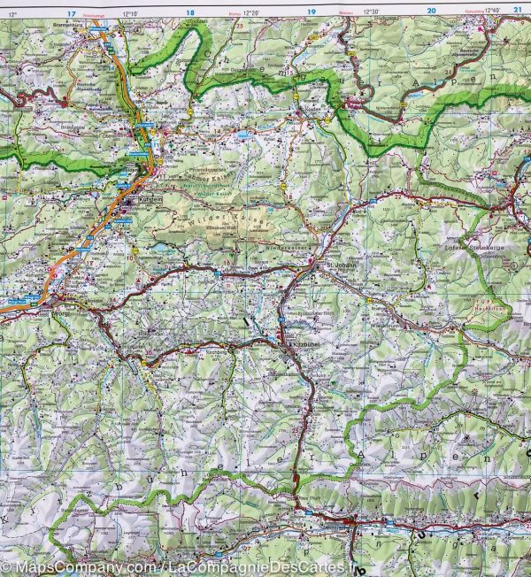 Austria Road Map No. 7 - Tyrol & Vorarlberg | Freytag & Berndt - 1 200,000 Cheap - Image 4