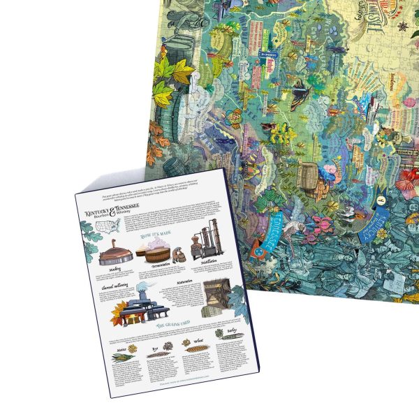 1000 piece puzzle - Kentucky & Tennessee whiskeys (48 x 68 cm) Online Hot Sale - Image 2