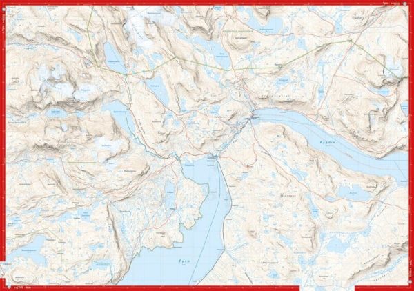High Mountain Map - Jotunheimen: Tyin & Filefjell (Norway) | Calazo - Hoyfjellskart Online Sale - Image 4