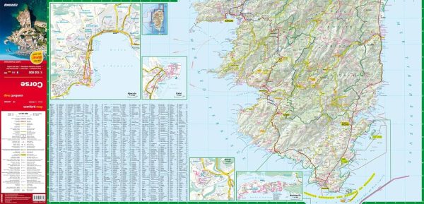 Laminated Road Map - Corsica | Express Map Hot on Sale - Image 2
