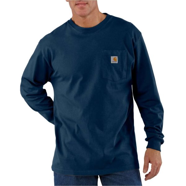 Men s Big and Tall Long-Sleeved T-Shirt K126 Fashion - Image 5